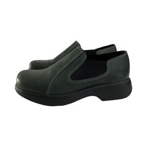 Dansko Jocelyn Slip-On Leather Shoes Teal VegTan Leather Size 41 US 10.5-11